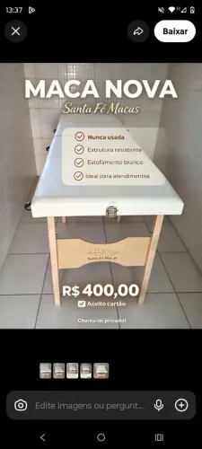 Maca de massagem