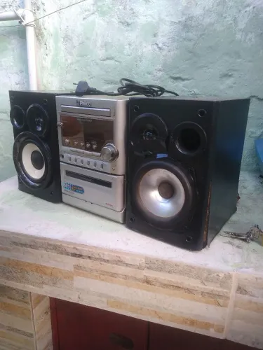 Microsystem Philco funcionando perfeitamente