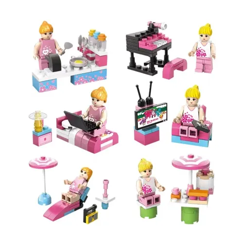 Blood De Montar Lelé Brother Para Meninas 29PCS