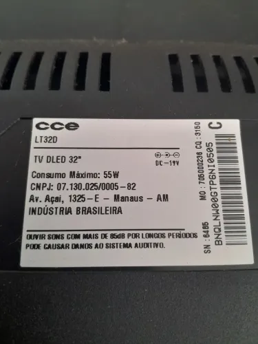 Tv Cce 32" para reaproveitar peças 