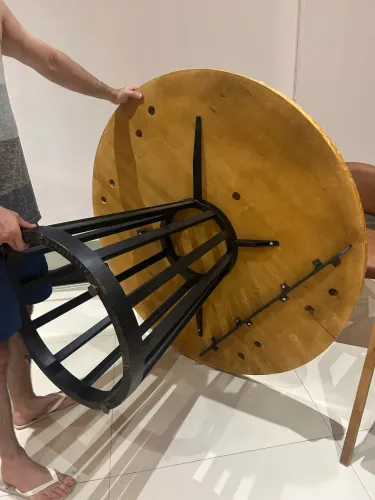 Base pé para mesa