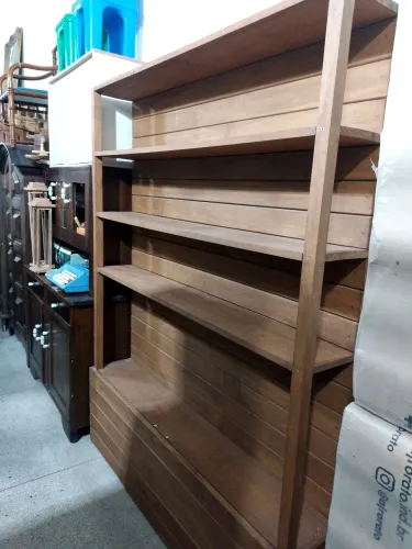 Estante para livros madeira