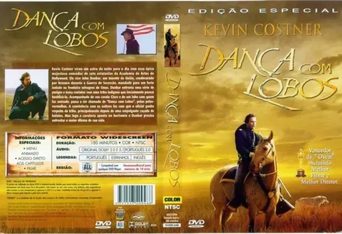 Dvd Dança Com Lobos Edição Especial