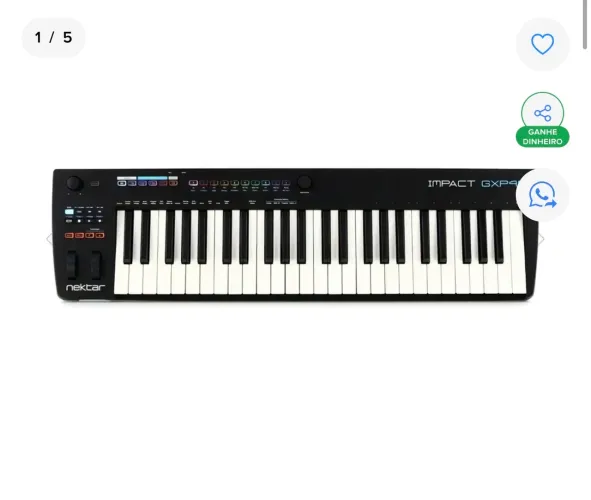Teclado MIDI Nektar Impact Gxp49