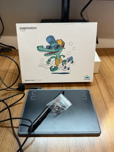 Mesa Digitalizadora Huion Inspiroy H430P - Completa na Caixa (Ótimo Estado)