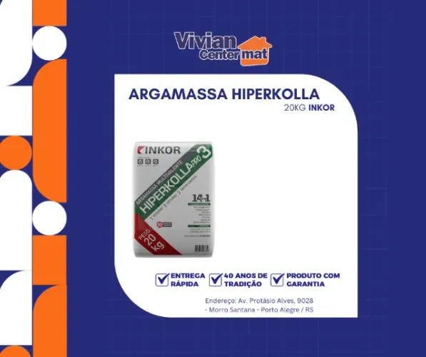Argamassa Hiperkolla Inkor 20kg