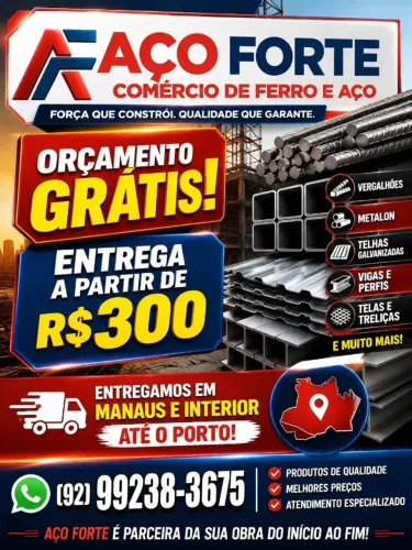VIGAS, TELHAS, METALONS E MUITO MAIS