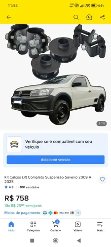 SUSPENSÃO SAVEIRO
