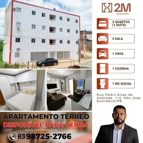 APARTAMENTO - TÉRREO  / Bairro São José - Guarabira PB