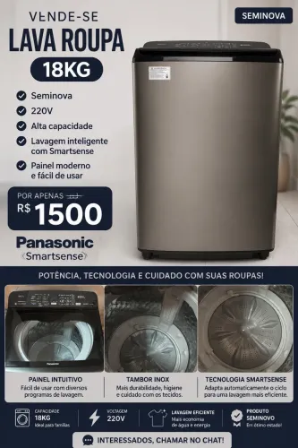 Máquina Lavar Panasonic