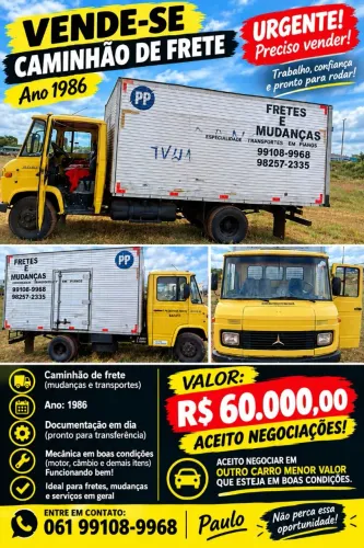 Caminhão Baú 608 D