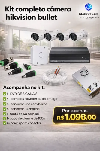 Kit câmera hikvision