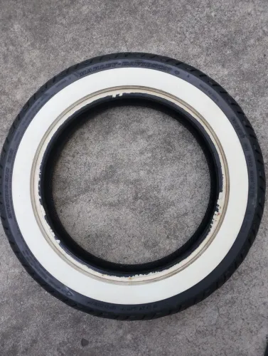 Pneu Dunlop mt90b16 72h Faixa Branca