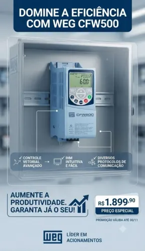 Inversor de Frequência Weg CFW500
