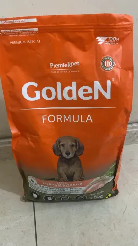 Ração Golden Fórmula Filhotes Porte Pequeno 20kg - Lacrada