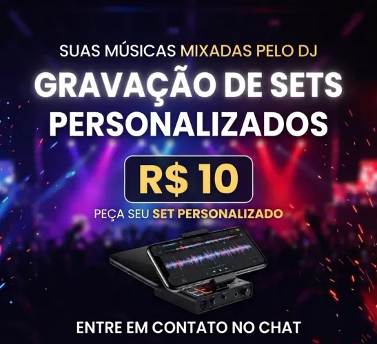 Set de Música Eletrônica Personalizado por Apenas R$10