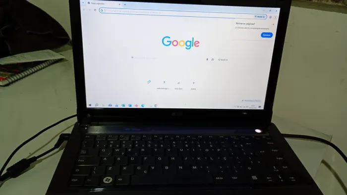 Notebook login funcionando perfeitamente.