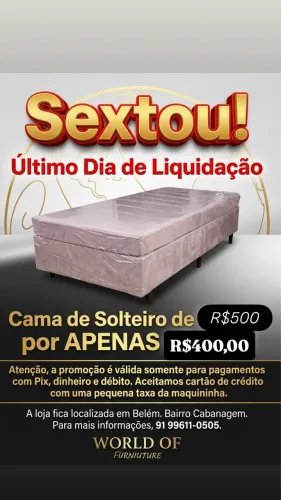 Cama solteiro