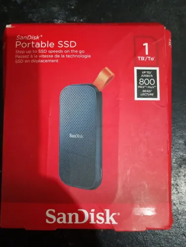 Memória portátil SSD San disk