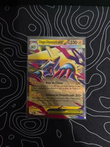 100 Cartas Pokemon com 10 holográficas e uma EX