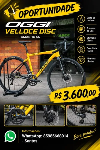 Bicicleta oggi velloce disc câmbio claris pouco usada