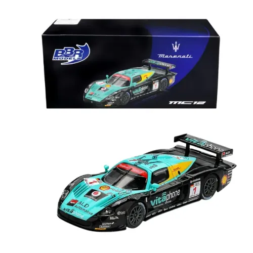 MINIATURA Maserati MC12 Competizione #1 Vitaphone Racing Team 2008 Spa 24 Hrs Winner BBR