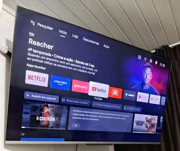 Smart TV TCL 55 polegadas LCD impecável
