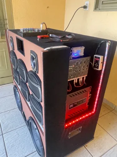 Caixa de Som Profissional Completa para Festas - Pioneer, JBL, Banda e Usina