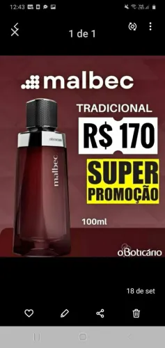 MALBEC O BOTICÁRIO TRADICIONAL
