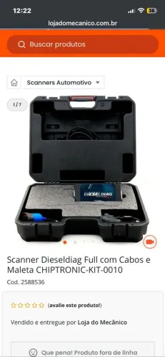 Vendo Scanner Diagnóstico Dieseldiag