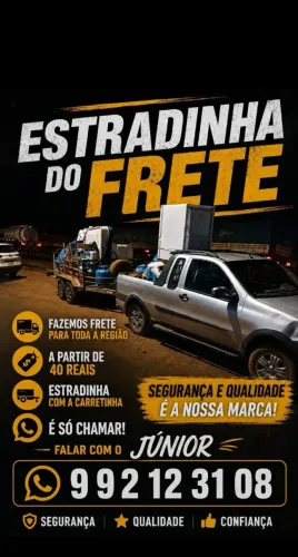 Fretes Apartir de 40reais 24h fazemos viagens * 24h