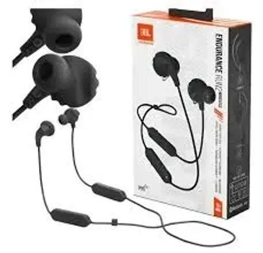 JBL Endurance Run 2 wireless Preto - Bluetooth Esportivo - Resistente a Suor