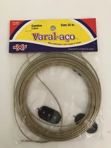 Varal de aço revestido - 10 metros