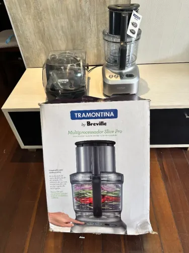 Multiprocessador Tramontina by Breville Slice Pro 3,7 Litros 1200 W 220 V - NUNCA USADO 