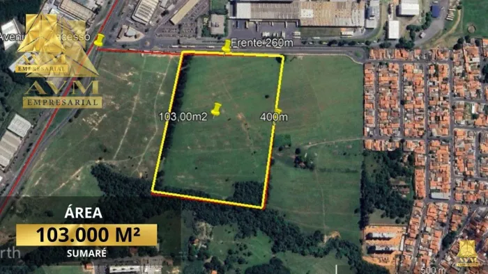 Área à venda, 103000 m² por R$ 41.200.000,00 - Parque da Amizade (Nova Veneza) - Sumaré/SP