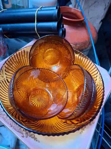 Antigo conjunto de sobremesa