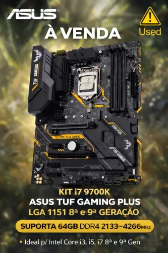 Kit i7 9700k + Z390 Plus gaming leia