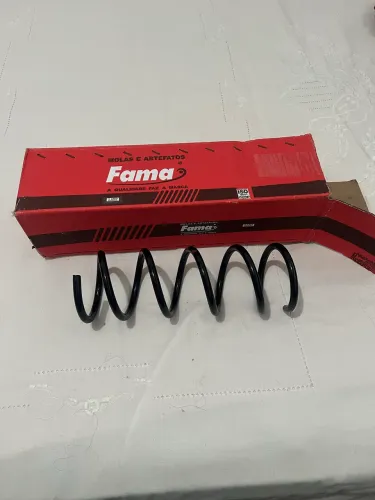 01- Mola de suspensão dianteira renault Kwid