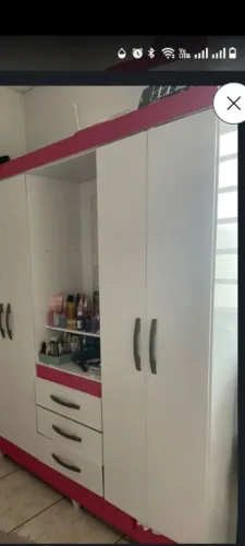 Vendo guarda roupa usado em boas condições montagem e entrega grátis em aparecida 