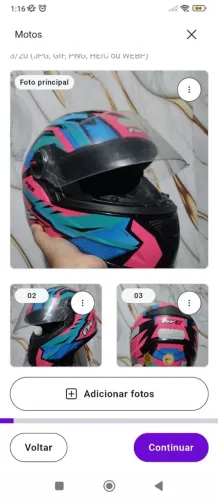 Capacete FW3 Rosa 60°