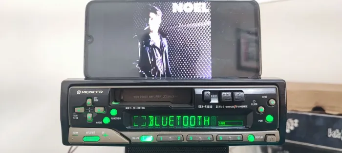 Radio Toca Fitas Pioneer Keh-p3650 Com Bluetooth Lindo