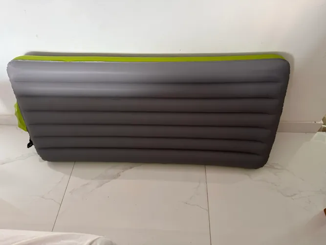Colchão Inflável Infantil 120x60 Fisher Price com bomba externa de pé 