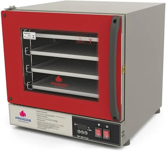 Forno Turbo Elétrico Fast Oven Prp-004 Plus Vermelho - Progás
