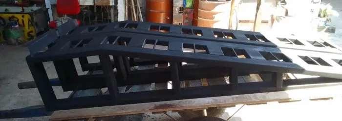 Rampa de ferro para carro