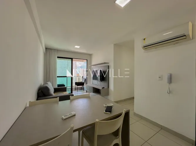Apartamento para locação no Beach Class Boa Viagem 2 quartos, mobiliado | Recife