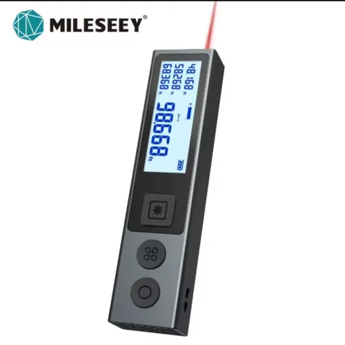 Trena Laser 40 metros Mileseey M120 - recarregável, multi medições - NOVO