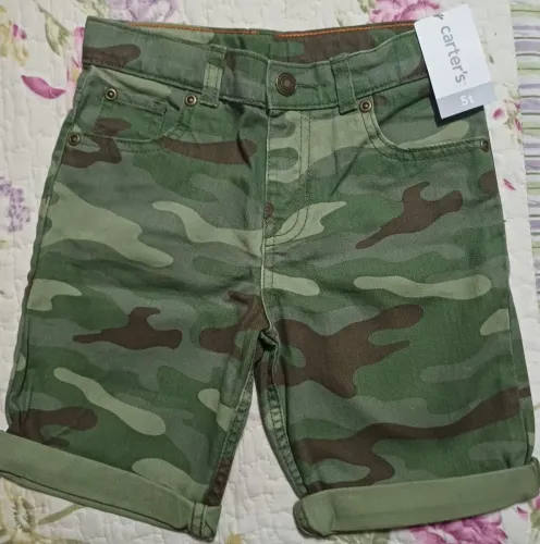 Bermuda Camuflada importada infantil 