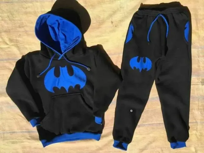 Conjunto de moletom infantil Batman