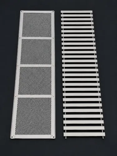 Ralo Linear em Aço Inox 100x20cm com Tela Anti-Insetos