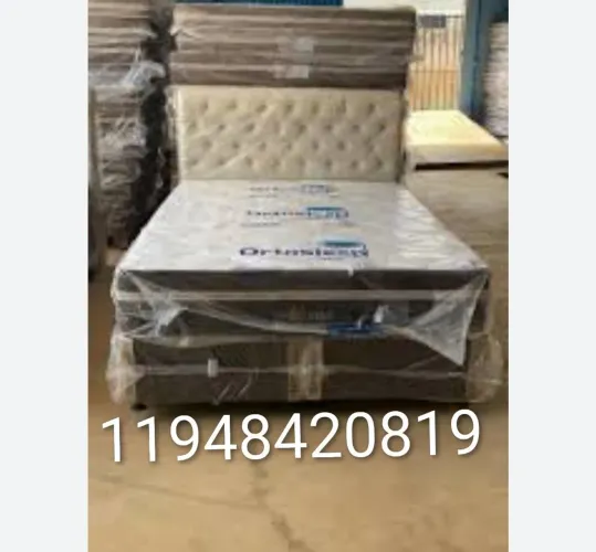 Promoção camas box casal com colchão novas pronta entrega
